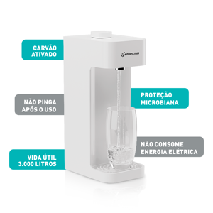 Filtro de Agua Antibacteriano Facile C7 Blanco |   ISO 9001 INMETRO |   NSF 61 Brasil - Product Image 2