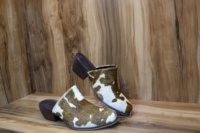 Véritables chaussons de cow-girl occidentaux faits main pour femmes fabriqués en Inde Bottes Rustiques Western Booties