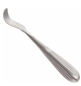 Élévateur périostal orthopédique Crego, incurvé, à bout arrondi, en acier inoxydable, 19,5 cm, instrument de chirurgie générale - Product Image 2