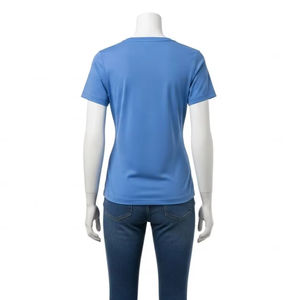 Camisetas de Cuello Redondo de Secado Rápido para Mujer, de Poliéster, Transpirables, Ligeras, para Deportes, Gimnasio, Correr, Ropa Casual de Verano - Product Image 2