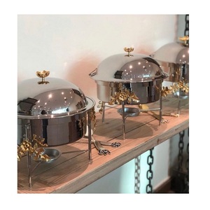 Fabulous Design <b>Food</b> Serving Chafing Dish In Stainless Steel Copper Color <b>Food</b> <b>Warmer</b> Chafing Dish For Sale - Product Image 5