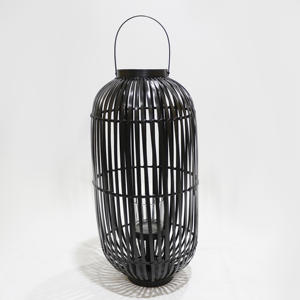 เชิงเทียนไม้ไผ่สไตล์เวียดนามโคมไฟทำมือที่สวยงามการออกแบบที่ยั่งยืนสำหรับการตกแต่งบ้านที่ทันสมัยร้านอาหาร - Product Image 1