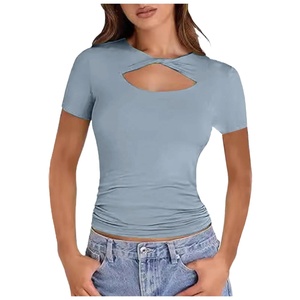 เสื้อยืดคอกลมผ้าฝ้ายผู้ชาย แขนสั้น แฟชั่น พิมพ์ลายตัวอักษร เสื้อผ้าฤดูร้อน เรียบง่าย สบายๆ - Product Image 3