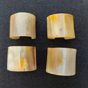 BAFFALO NATURAI BUFFAIO HORN CUFFS, Bangles and <b>Bracelets</b> Made From Real Buffalo Horn, Available in an Assortment of - Product Image 3