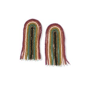 Handmade Best Colorful Long Fringe Seed Bead Drop for Women Customizable Fashion Accessories BY MULTI CRAFT - Product Image 2