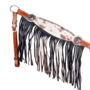 Endurance Ensemble Complet Course de Chevaux Western Nylon Personnalisé Cheval Bride Headstall et Collier de Poitrine Cuir de Vache Western - Product Image 3