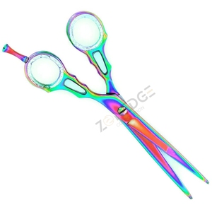 Ciseaux à cheveux droits de haute qualité, ciseaux de salon pour hommes et femmes, ciseaux de coiffure en acier inoxydable - Product Image 1