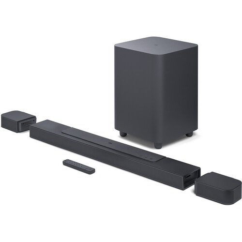 Bar 700 620W 5.1-Channel Dolby Atmo Soundbar System with 3 Speakers 3" Woofer Metal & PC Construction