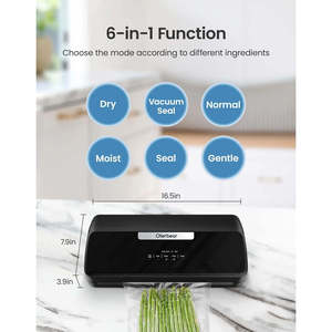 Máquina de Envasado al Vacío Cobectal para el Hogar y el Garaje, con Cortador y Sellador de Bolsas Integrado, Selladora de Alimentos al Vacío - Product Image 6