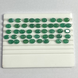 4mm 6mm 8mm Natural zambiano verde esmeralda facetado corte ovalado piedra preciosa suelta piedra preciosa para la fabricación de joyas en línea India Alibaba - Product Image 3
