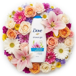 Gel de ducha corporal Dove de mejor valor, fórmula de limpieza suave, crema hidratante, piel suave, uso diario fresco a granel - Product Image 1