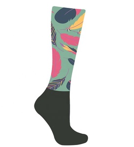 Chaussettes équestres en Nylon et coton pour hommes et femmes, Logo personnalisé, hauteur du genou, équitation, nouvelle collection 2022 - Product Image 6