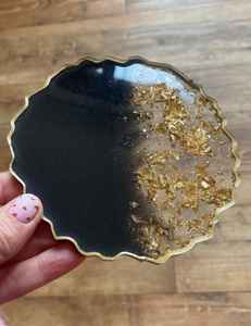 Premium Quality Bohemian Style Handmade Eco-Friendly Resin Drink Protector Smooth Surface for Wooden Marble <b>Tables</b> Wholesale - Product Image 3