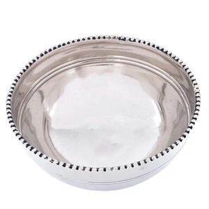 New Decorative Oval Shape Fruit <b>Bowl</b> Restaurant and Hotels Serving Metal <b>Bowl</b> <b>Silver</b> Polished Handmade Salad <b>Bowls</b> - Product Image 6