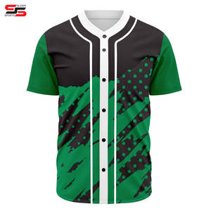 เสื้อเบสบอลผ้าถักสองชั้นสำหรับเยาวชนเสื้อถักแบบระเหิดเสื้อเจอร์ซี่ย์แบบติดกระดุม - Product Image 5