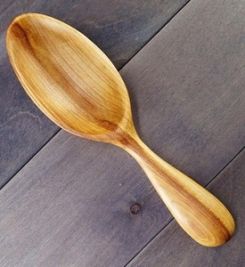 ช้อนไม้ทำด้วยมือสุดหรูเครื่องมือครัวคุณภาพระดับพรีเมียมสำหรับการทำอาหารประจำวันการเสิร์ฟและการรับประทานอาหาร - Product Image 3