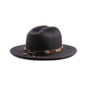 Sombrero Vaquero de Cuero Azul Oscuro para Viajes, Picnic, Equitación, Casual, Cómodo, Duradero, Protección Solar para Exteriores, Idea de Regalo, Moderno - Product Image 2