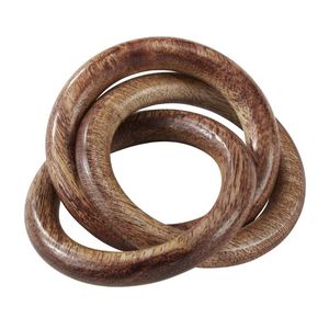 Anillo para Servilletas de Madera de Primera Calidad Hecho con Fines de Artesanía para Cenas Elegantes y Presentaciones Festivas - Product Image 3