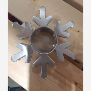 Bougeoirs en métal les plus vendus, parfaits pour les bougies votives et les bougies chauffe-plat Idéal pour la décoration intérieure et les fêtes Bougie votive - Product Image 2