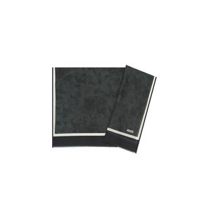 Silk Cotton Scarf 70x200 Black-Designer Printed Polka Dot - Product Image 1