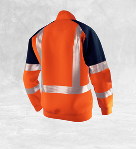 Otoño/Invierno de manga larga de moda suéter reflectante clima frío deportes al aire libre seguridad construcción ciclismo nocturno - Product Image 6