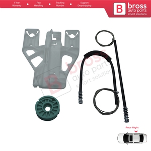 BWR871 ensemble de réparation de lève-vitre électrique arrière droit pour A4 S4 B8 8K 8KH 8K5 8K2 2008-2015 4/5 porte 8K0839462 Bross Auto Parts - Product Image 6