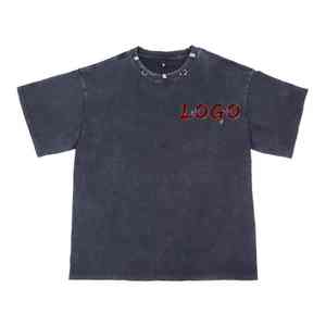 T-shirt vintage à lavage acide, graphique de haute qualité, t-shirt unisexe personnalisé, streetwear lourd - Product Image 6