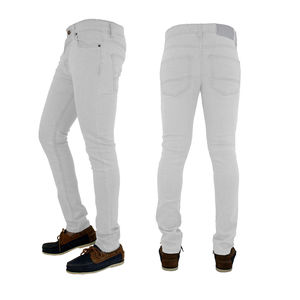 JEANS SKINNY JEANS DENIM SUPER STRETCH SLIM FIT TODAS LAS TALLAS DE CINTURA Y PIERNAS NEGRO AZUL - Product Image 3