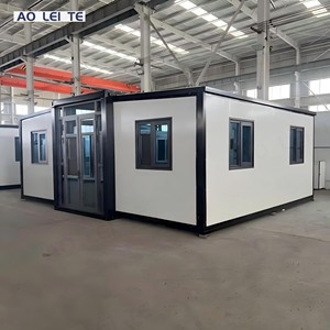 La casa contenedor extendida de ala doble de 2 dormitorios de 20 pies de Venta caliente se puede utilizar como dormitorio u oficina de un trabajador - Product Image 1