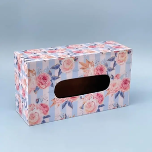 Porte-mouchoirs ethnique en bois avec décorations Meena |   Boîte à mouchoirs artisanale de style bohème indien, écologique et durable, pour table ou salon - Product Image 4