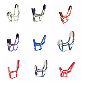 Best Buy Cheval équestre PP Halter fait à la main avec Noseband rembourré Disponible en plusieurs couleurs de qualité supérieure - Product Image 3