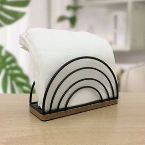 Servilletero decorativo de mesa de diseño admirable servilletero de alambre de metal de alta calidad soporte de pie a precio competitivo - Product Image 6