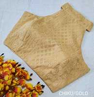 Blouse brodée prête à porter, entièrement cousue, pour fêtes et mariages, style fantaisie sans manches, tendance Bollywood