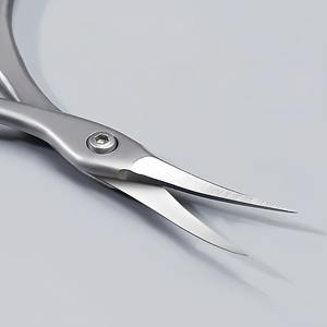 Tijeras de Manicura de Acero Inoxidable de Venta al por Mayor de Fábrica, Herramienta de Belleza Fácil de Cortar para Uñas y Cutículas, Hoja Recta, Pakistán - Product Image 3