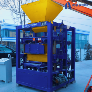 Máquina automática de fabricación de ladrillos para pavimentación hueca, para uso doméstico, con enclavamiento de molde PLC, método de vibración de hormigón, componente de núcleo de Motor - Product Image 2