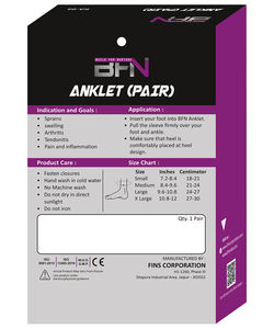 Tobillera ajustable transpirable, envoltura ortopédica para lesiones en el tobillo, soporte para esguinces, suministros de terapia de rehabilitación - Product Image 3