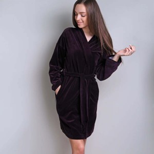 Women Long Bathrobe Coats - Comfortable and Stylish - Perfect for <b>Lounging</b> and Everyday Wear - Product Image 4