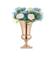 Vase à fleurs décoratif en fer forgé fait main de haute qualité, design côtier, pour salon, accessoires de table de Noël