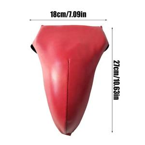 Protector de ingle de cuero personalizable para boxeo y equipo de protección de karate con guardia - Product Image 6