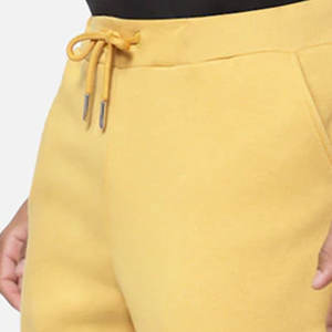 Jogging cargo utilitaire jaunes pour hommes |   Pantalon de survêtement fuselé en molleton de coton épais 330 GSM |   Survêtement streetwear personnalisé en gros - Product Image 6