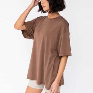 Venta caliente 100% algodón camisetas de mujer de gran tamaño moda camisetas impresas personalizadas camisetas de diseñador originales baratas para mujeres - Product Image 4