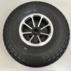 Cheng Shin 4.00 C154 lốp đen + Ống + 5 inch Vành sau lắp ráp bánh sau hoàn chỉnh từ xe tay ga di động Đài Loan - Product Image 1