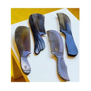 หวีฮอร์นที่ผ่านการกลั่นเป็นมิตรกับสิ่งแวดล้อมเครื่องมือทำด้วยมือขัดเงาเรียบเนียนทำจากเขาเป็นตัวเลือกที่ยอดเยี่ยมสำหรับการแต่งขน - Product Image 4