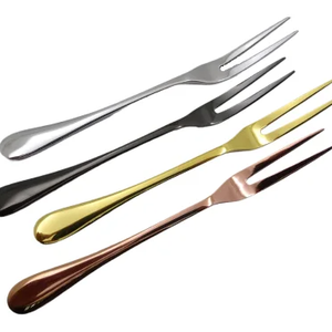 Wholesale Luxury Metal Multi-Color Fruit <b>Fork</b> For Parties Restaurant Hotel - Product Image 1