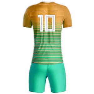 Ensemble d'uniformes de football pour jeunes, à bas quantité minimale de commande, à prix réduit, uniformes de football respirants pour hommes, les plus populaires - Product Image 5