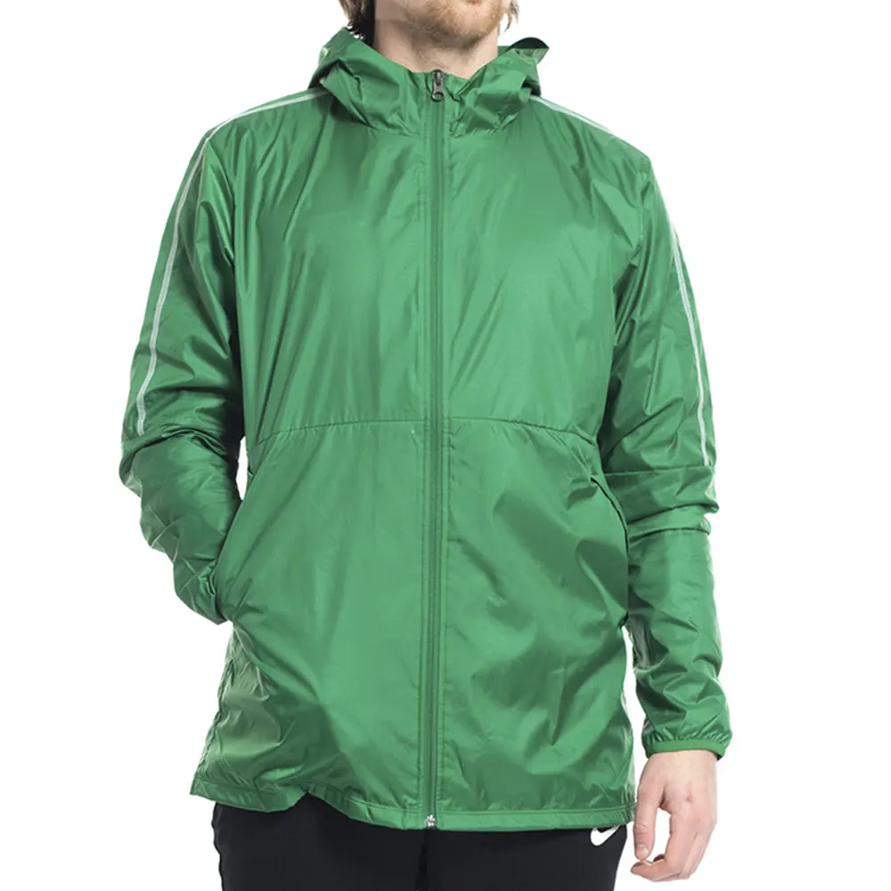 Chubasquero impermeable 100% para lluvia de hombre, venta al por mayor, chaqueta de lluvia cortavientos con capucha para hombre