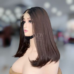 Bonne Qualité Cheveux Humains Vietnamiens Ondulés Couleur Perruques Vrais Cheveux Humains Pour Les Femmes Noires - Product Image 2