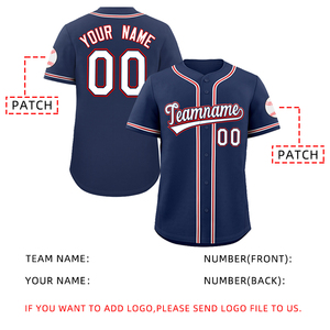 Camiseta de béisbol personalizada para jóvenes y hombres y mujeres, jersey de béisbol con cuello en V y número de nombre cosido o impreso - Product Image 3