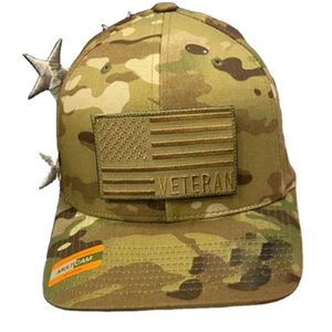 Protection de la tête formation randonnée camionneur chapeau maille chapeau génome projet HGP étoiles et rayures drapeau américain PVC Patch camionneur chapeau nouveau - Product Image 1