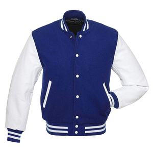 Veste universitaire légère en satin brodée avec logo Eagles pour hommes, toile Streetwear à boutons-pression pour l'hiver - Product Image 2